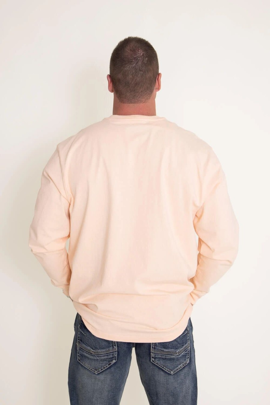 T-Shirts * | Carhartt Loose Heavyweight Long Sleeve T-Shirt For Men In | K231-Q54 Apricot