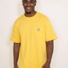 T-Shirts * | Carhartt K87 T-Shirt For Men In Yellow | K87-Y36 Sundance