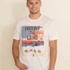 T-Shirts * | American Classics Yellowstone Protect The Land T-Shirt For Men In Cream | 501 Natural