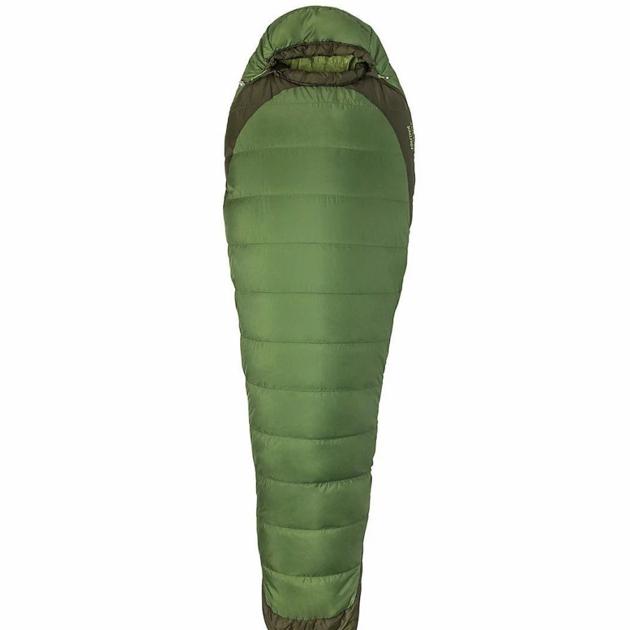 Sleeping Bags & Pads * | Marmot Trestles Elite Eco 30 Sleeping Bag Long Vine Green / Forest Night