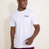 T-Shirts * | 1897 / Brooklyn Cloth 1897 Activewear Est. 1897 Tech T-Shirt For Men In | Ctme694S-Wht White