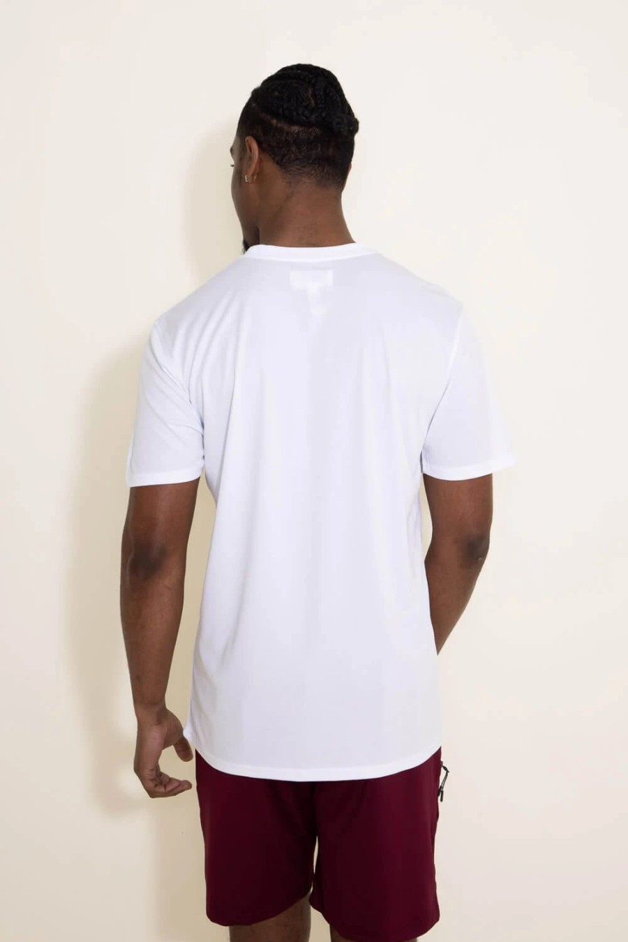 T-Shirts * | 1897 / Brooklyn Cloth 1897 Activewear Est. 1897 Tech T-Shirt For Men In | Ctme694S-Wht White