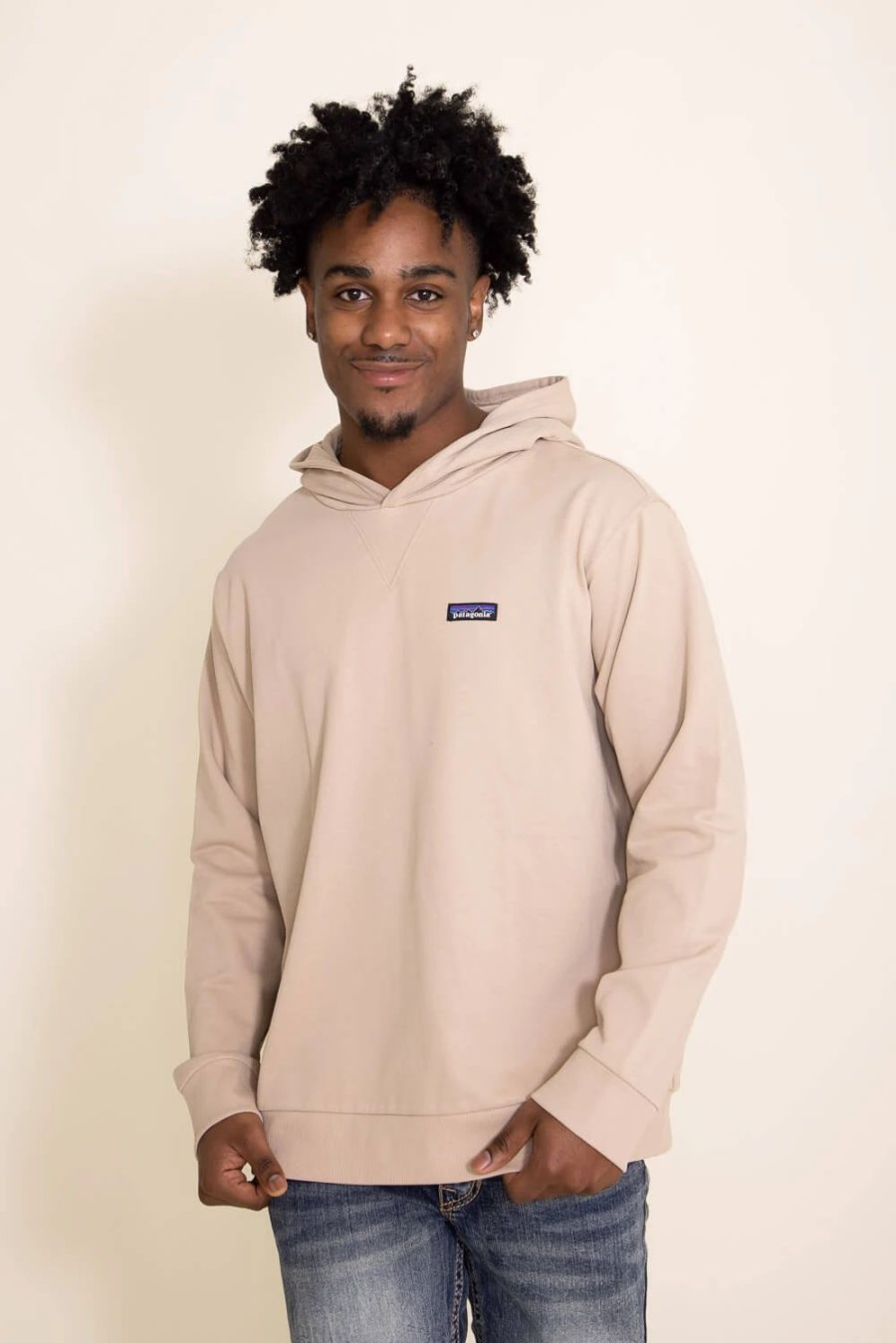 Sweatshirts & Fleece * | Patagonia Men'S Regenerative Organic Certified Cotton Hoodie In Tan | 26330-Ortn Tan Green