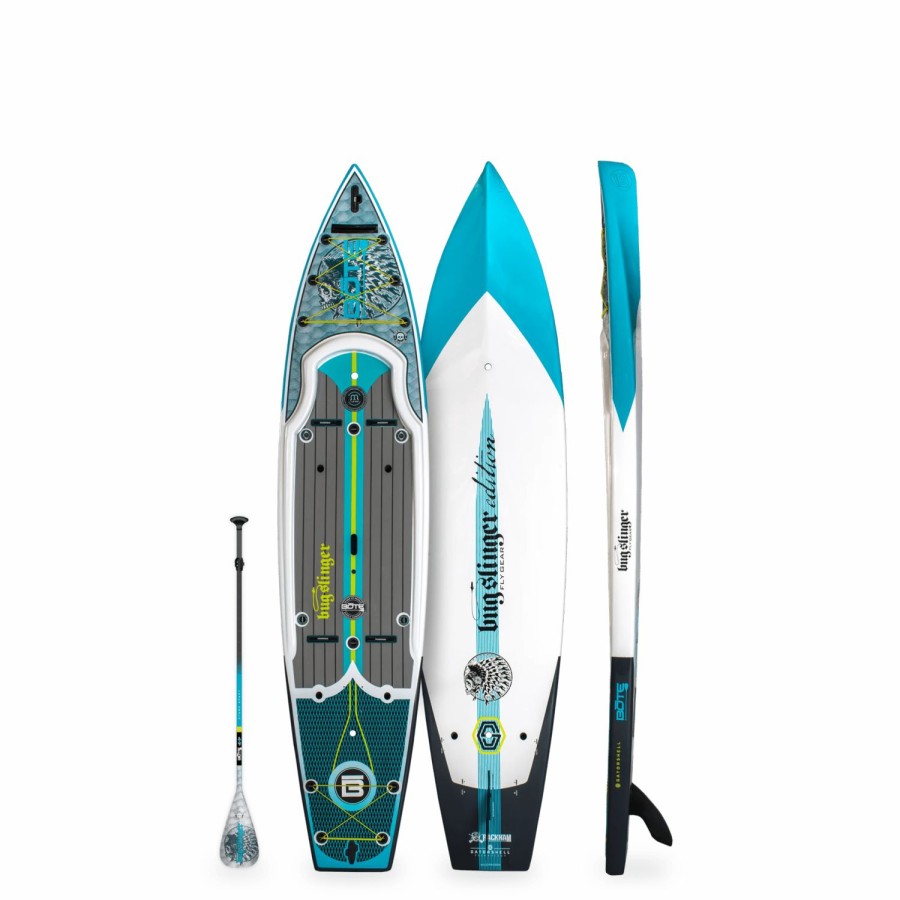 Sup & Kayak * | Bote Rackham 12 Silver King Paddle Board Bug Slinger