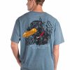 T-Shirts * | Simply Southern Black Lab T-Shirt For Men In | Sc-Mn-Ss-Blacklab Teal