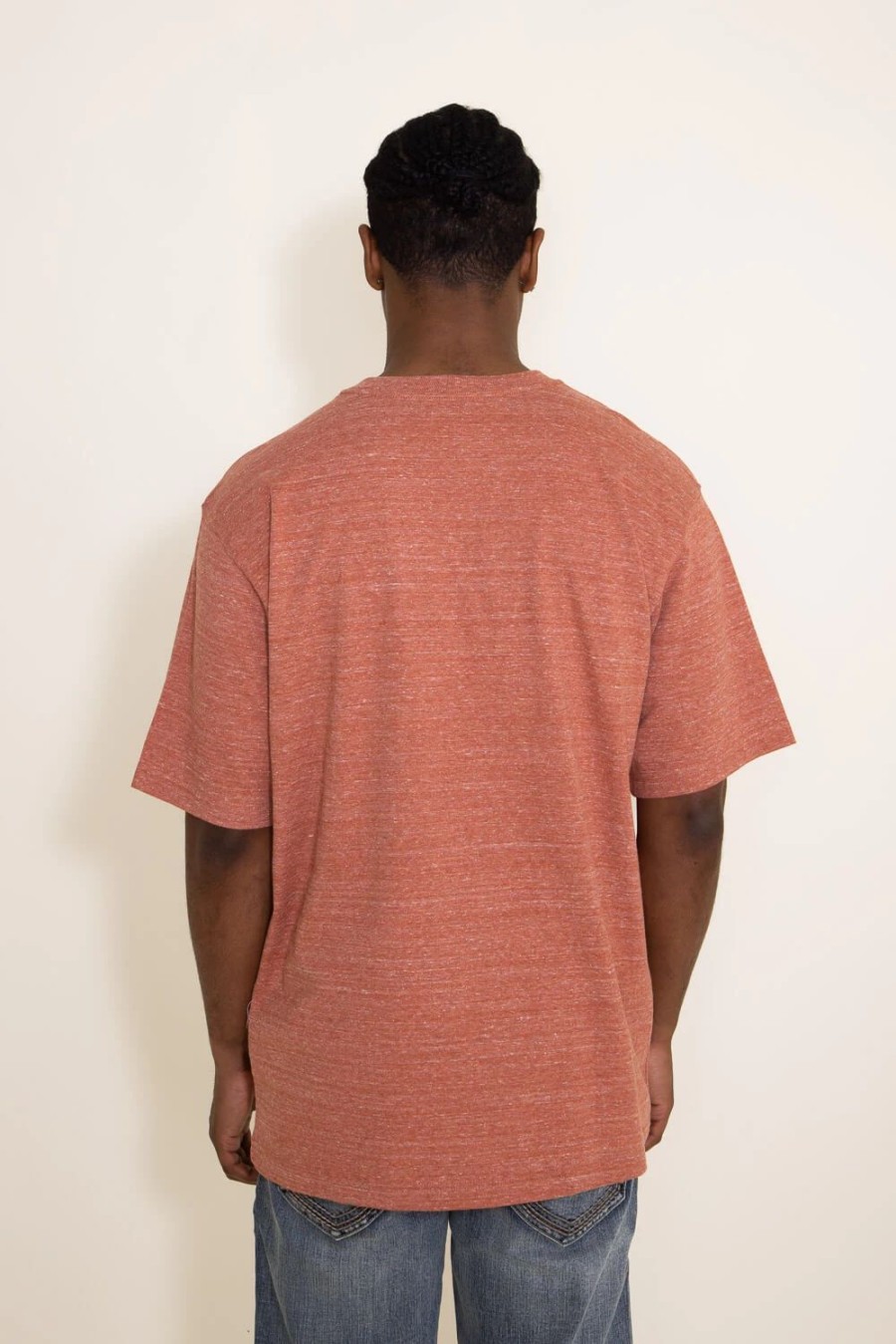 T-Shirts * | Carhartt Graphic Heavyweight T-Shirt For Men In Terracotta Orange | K195-Q58 Terracotta Snow Heat