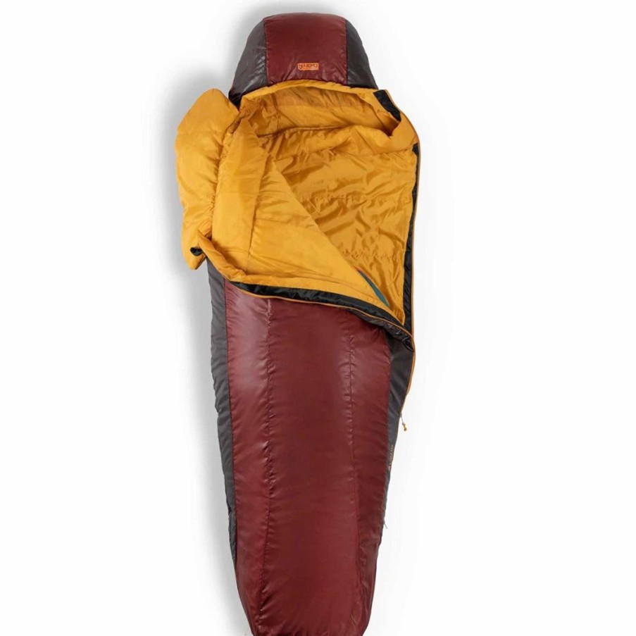 Sleeping Bags & Pads * | Nemo Tempo 50 Sleeping Bag For Men Harvest/Waxed Leather