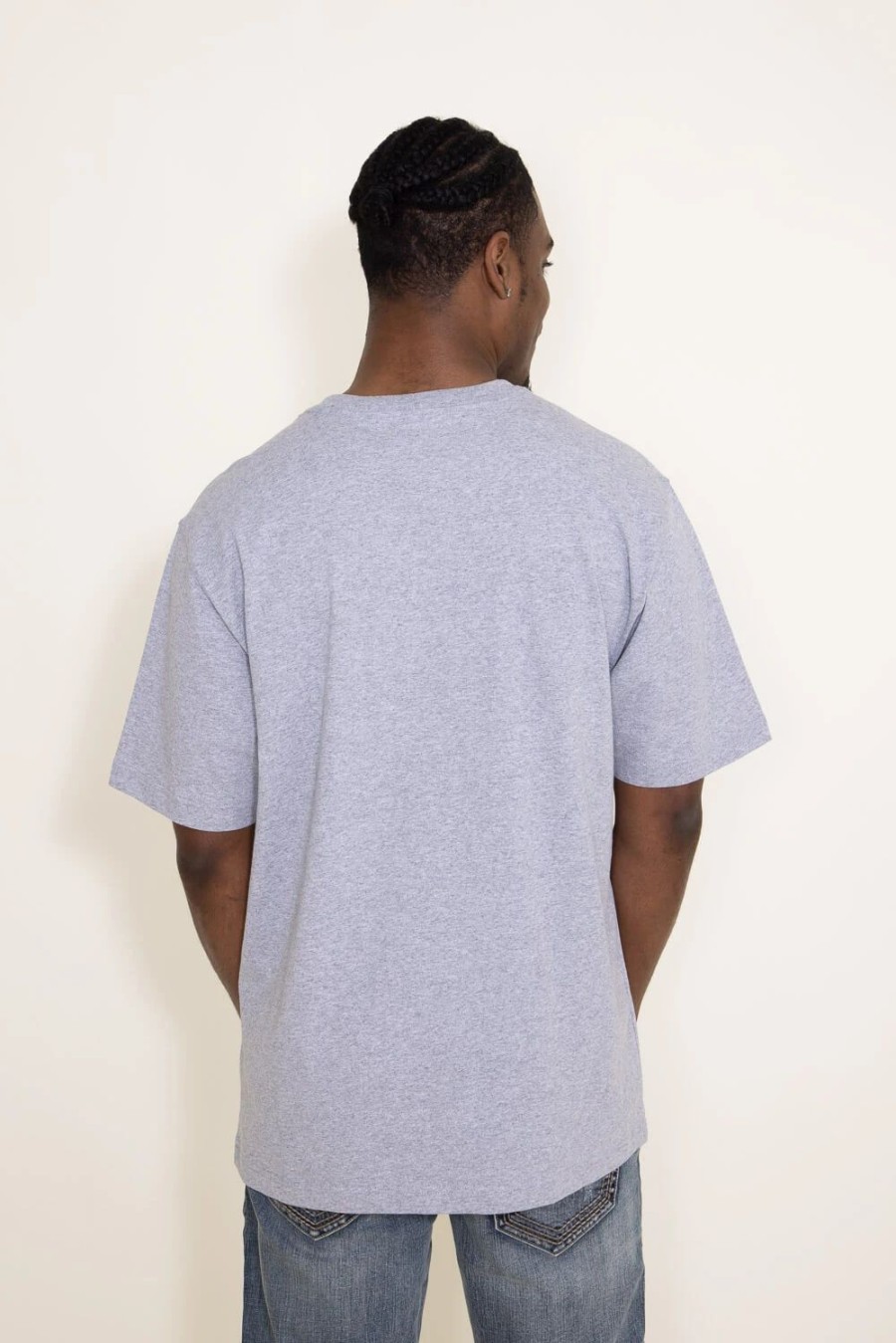 T-Shirts * | Carhartt K87 T-Shirt For Men In Heather Grey | K87-Hgy Heather Gray