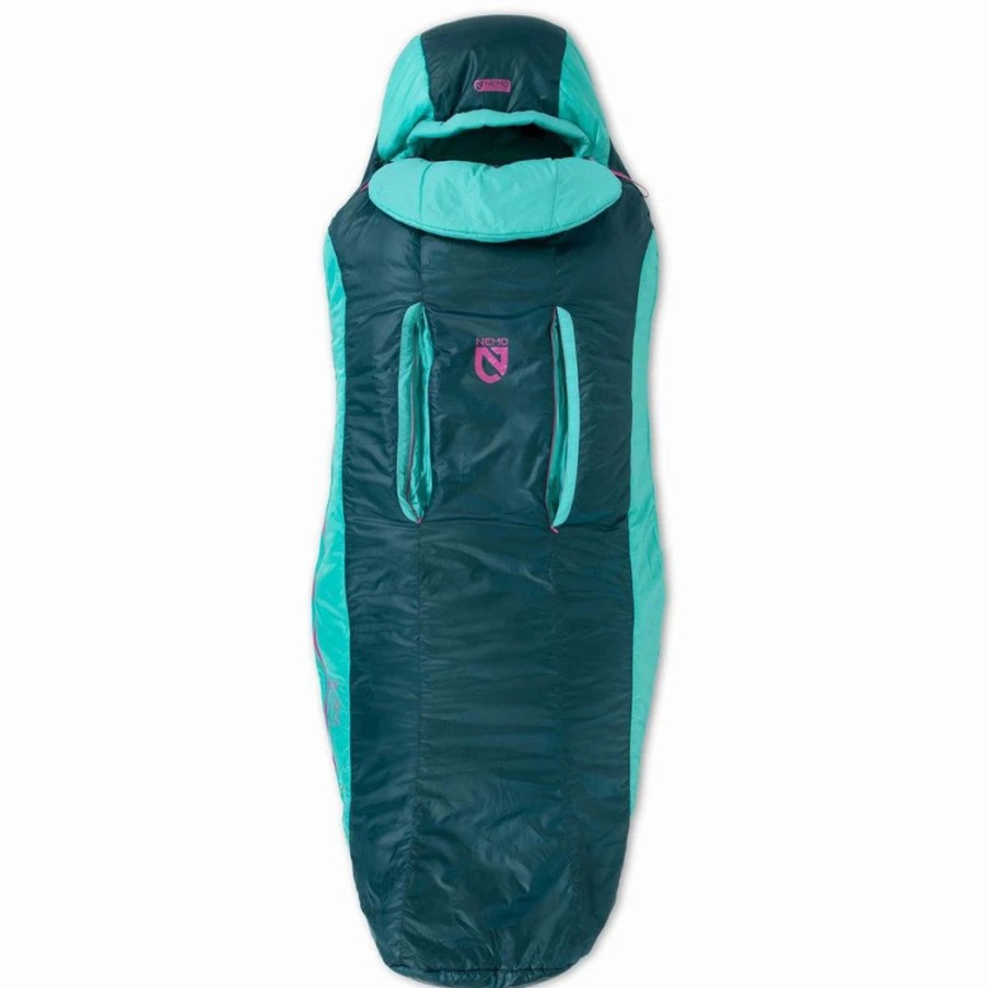 Sleeping Bags & Pads * | Nemo Forte 35 Sleeping Bag For Women Regular Twilight/Aurora