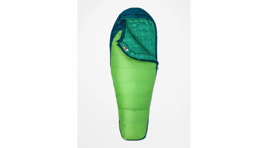 Sleeping Bags & Pads * | Marmot Trestles 30 Sleeping Bag For Women Regular Greenery / Deep Teal