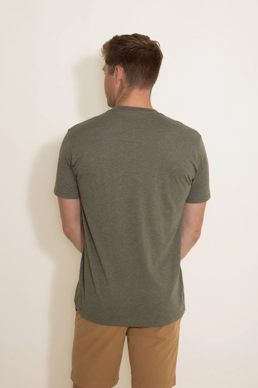 T-Shirts * | Ariat International Ariat Combine T-Shirt For Men In | 10045277-Militaryheather Green