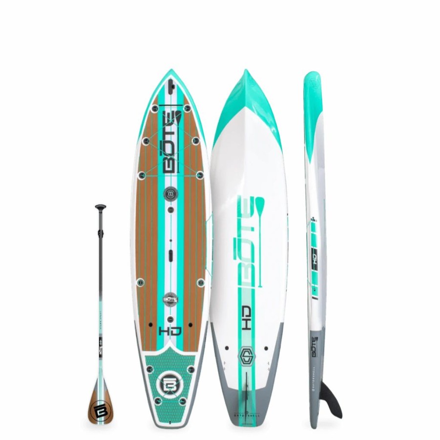 Sup & Kayak * | Bote 10'6 Hd Paddle Board Full Trax Seafoam