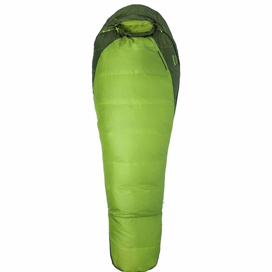 Sleeping Bags & Pads * | Marmot Trestles 30 Sleeping Bag Long Green Lichen/Greenland