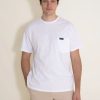 T-Shirts * | Simply Southern Pocket T-Shirt For Men In White | Pp-0123-Scpkt Cloud