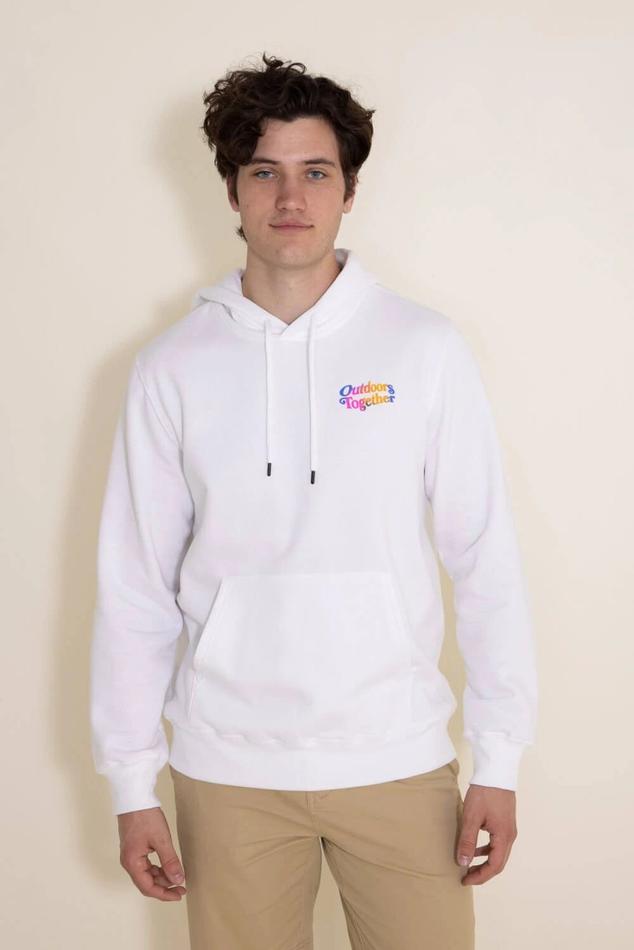 Sweatshirts & Fleece * | The North Face Pride Hoodie For Men In White Ombre | Nf0A811U-A69 Tnf White Ombre