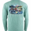 T-Shirts * | Simply Southern Youth Jeep In The Mountains Long Sleeve T-Shirt For Boys In Blue | Yth-Sc-Mn-Ls-Mtn Brook