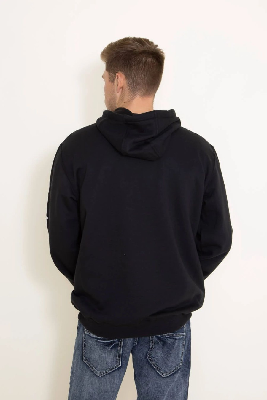 Sweatshirts & Fleece * | Carhartt Logo Sleeve Graphic Hoodie For Men In | K288-Blk Black