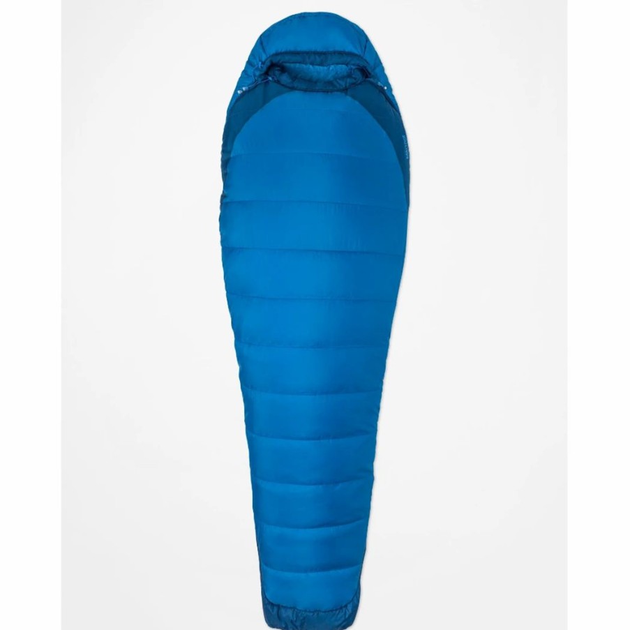 Sleeping Bags & Pads * | Marmot Trestles Elite Eco 20 Sleeping Bag Long Estate Blue/Classic Blue