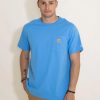 T-Shirts * | Carhartt Force Relaxed Fit Midweight Pocket T-Shirt For Men In | 104616-Ha6 Azure Blue