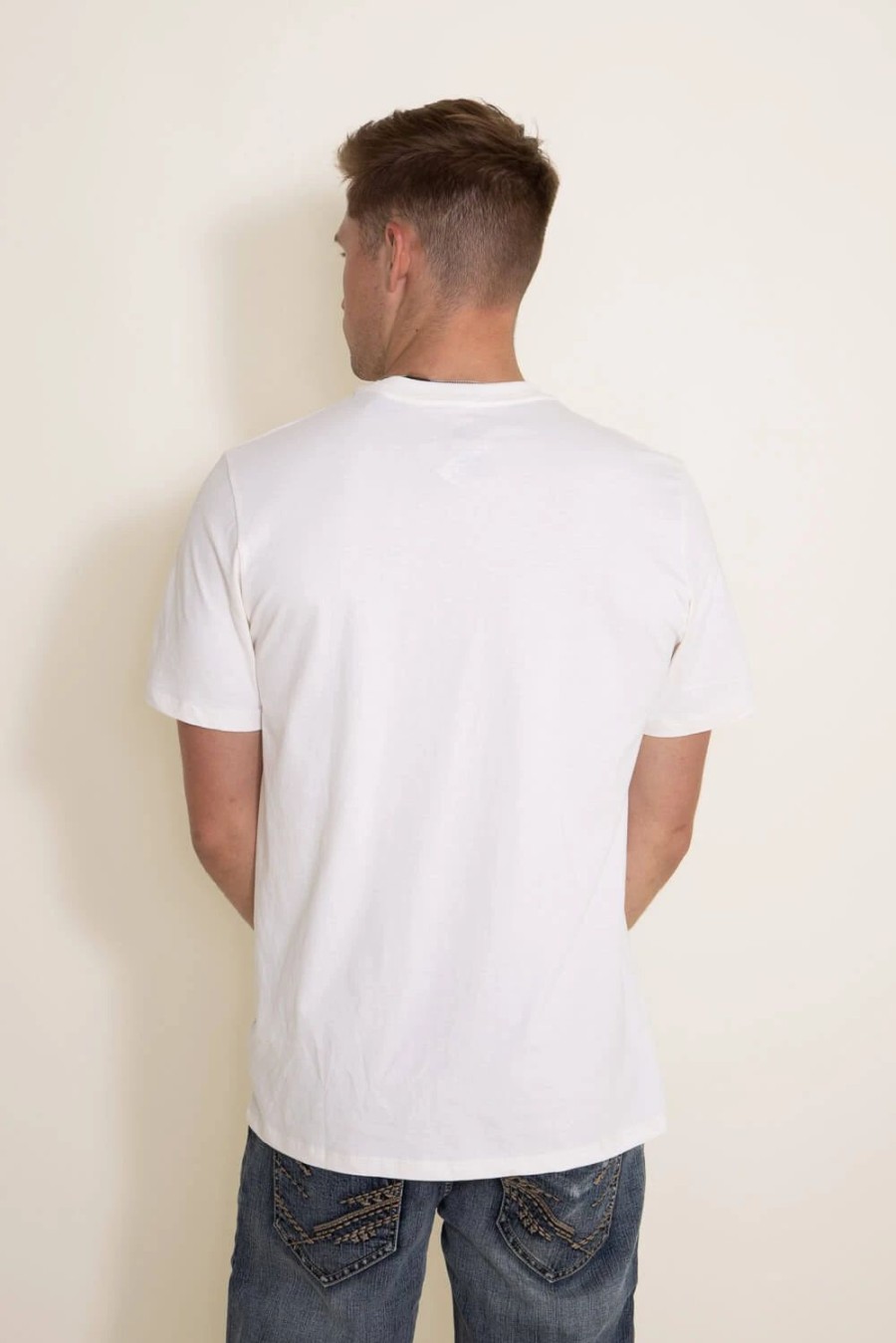 T-Shirts * | The North Face Half Dome T-Shirt For Men In White | Nf0A812M-Xk8 White/Orange