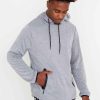 Sweatshirts & Fleece * | 1897 / Brooklyn Cloth 1897 Activewear Est. 1897 Heat Seal Zip Intertech Hoodie For Men In | Chma961S-Hgy Heather Grey