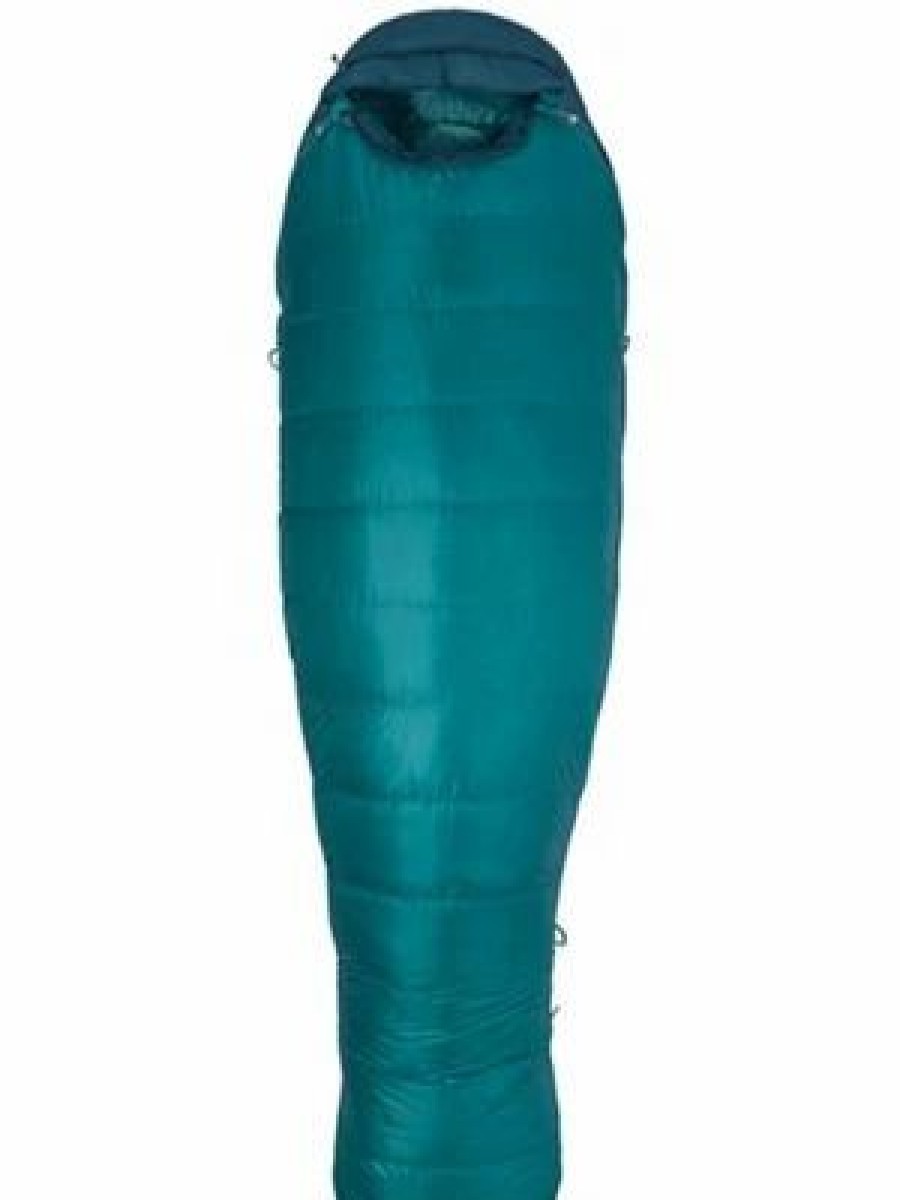 Sleeping Bags & Pads * | Marmot Angel Fire 25 Down Sleeping Bag For Women Malachite/Deep Teal