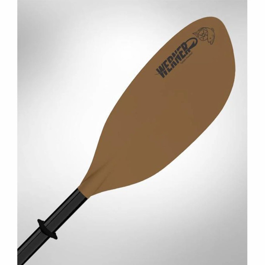 Sup & Kayak * | Werner Paddles Tybee Hooked 2-Piece Straight Shaft Paddle Brown