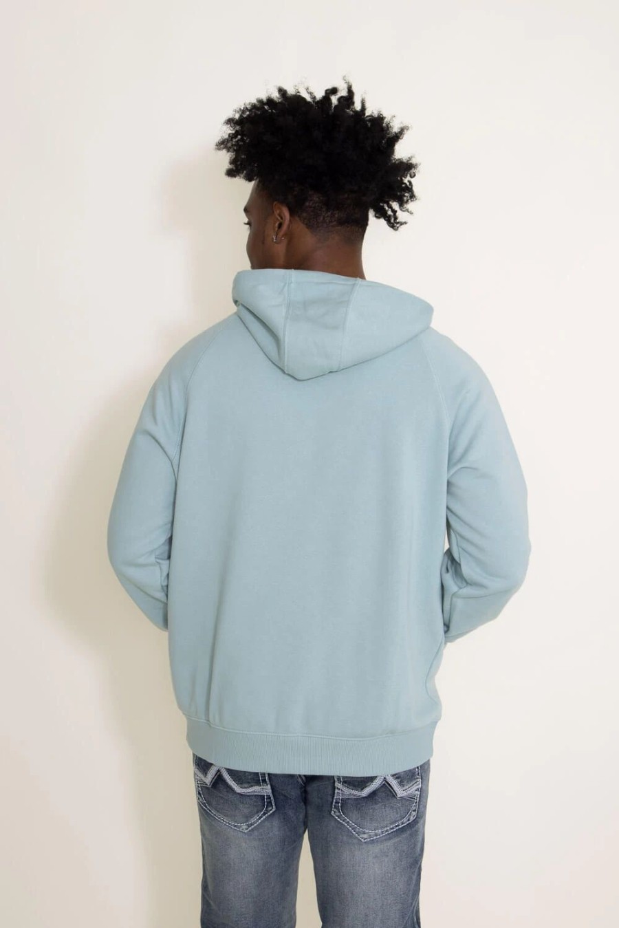 Sweatshirts & Fleece * | Carhartt Lightweight Hoodie For Men In Surf Blue | 105569-Ha4 Blue Surf