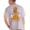 T-Shirts * | Simply Southern Golden Cooler T-Shirt For Men In Grey | Sc-Mn-Ss-Golden Ember