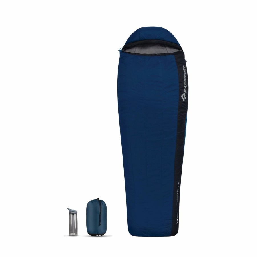 Sleeping Bags & Pads * | Sea To Summit Trailhead Synthetic Sleeping Bag 30 F Blue