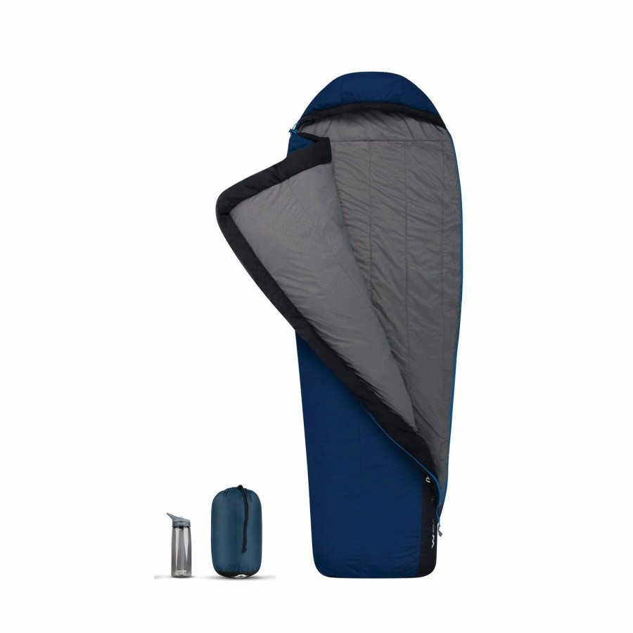 Sleeping Bags & Pads * | Sea To Summit Trailhead Synthetic Sleeping Bag 30 F Blue