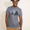 T-Shirts * | The North Face Tri Blend Bear T-Shirt For Men In Grey Heather | Nf0A812P-Dyy Medium Grey Heather