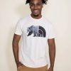 T-Shirts * | The North Face Tri Blend Bear T-Shirt For Men In White | Nf0A812P-R8R Gardenia White Heath