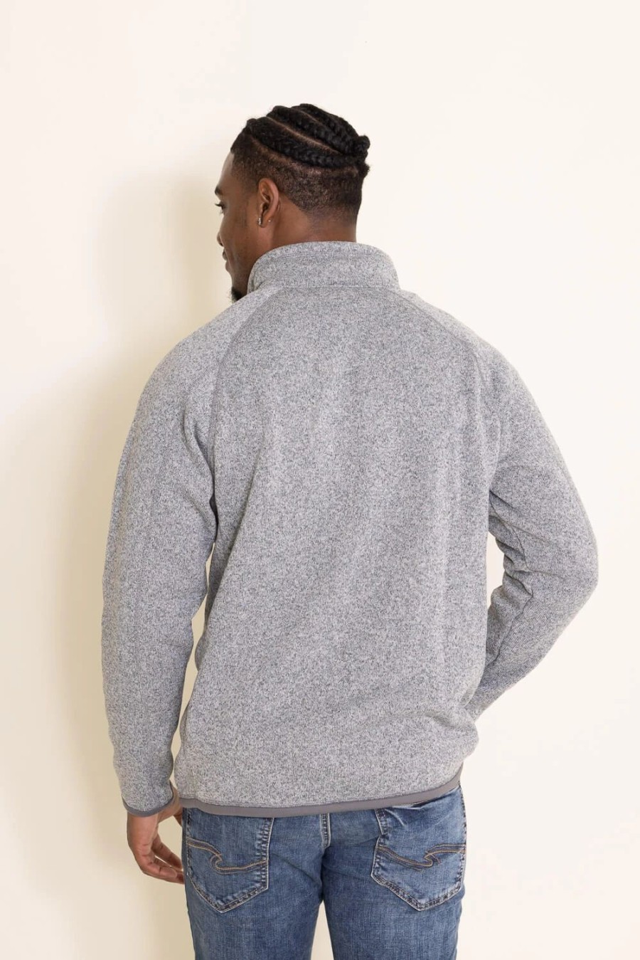 Sweatshirts & Fleece * | Patagonia Men'S Better Sweater 1/4-Zip Pullover In Grey | 25523-Sth Stonewash