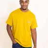 T-Shirts * | Carhartt Force Pocket T-Shirt For Men In Yellow | 104616-G13 Gold Gold Yellow