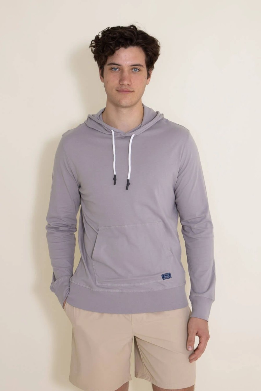 Sweatshirts & Fleece * | Simply Southern Lightweight Hoodie For Men In Grey | Pp-0123-Mn-Hoodie Gray