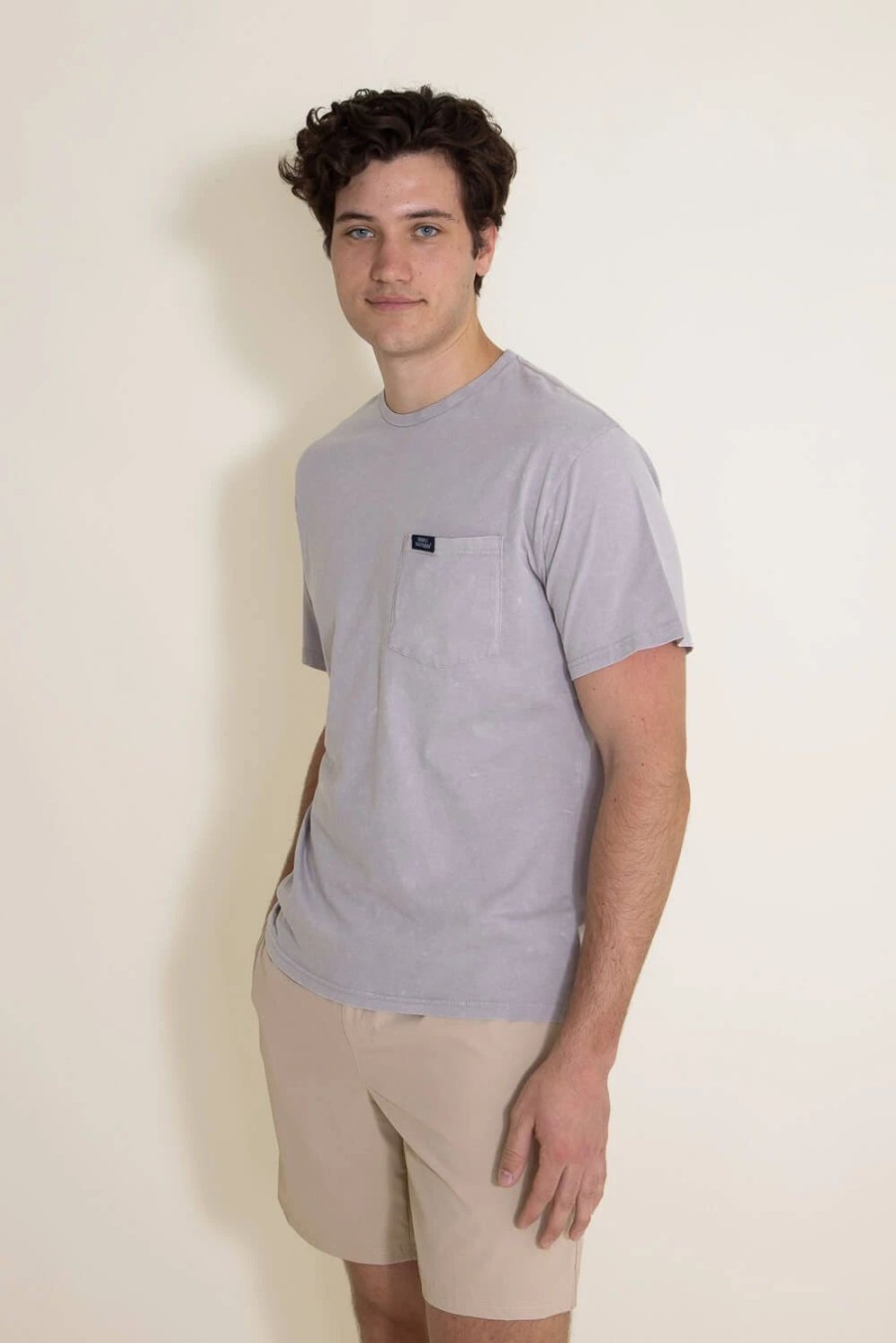 T-Shirts * | Simply Southern Pocket T-Shirt For Men In Grey | Pp-0123-Scpkt Ember