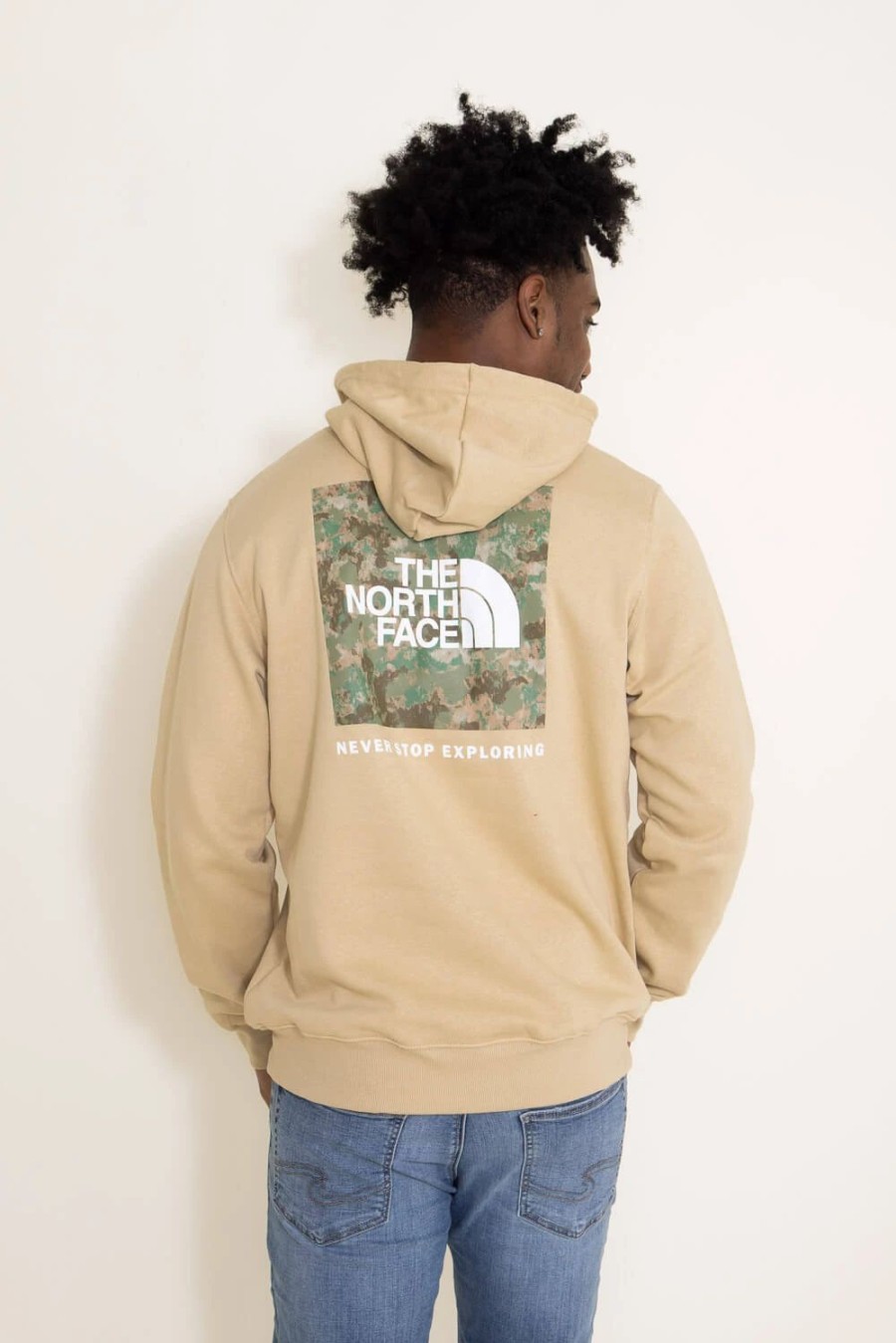 Sweatshirts & Fleece * | The North Face Box Nse Pullover Hoodie For Men In Khaki | Nf0A7Uns-Ial-Khaki Khaki/Olive