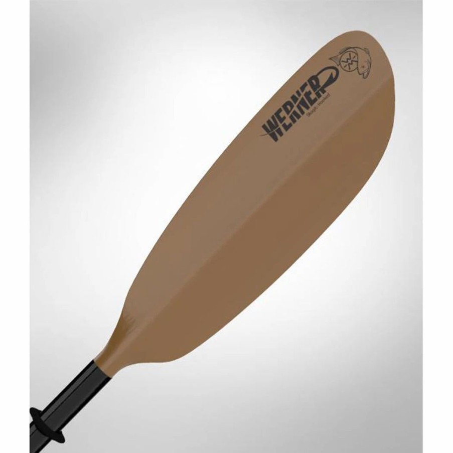 Sup & Kayak * | Werner Paddles Skagit Hooked 2-Piece Adjustable Straight Shaft Paddle Brown