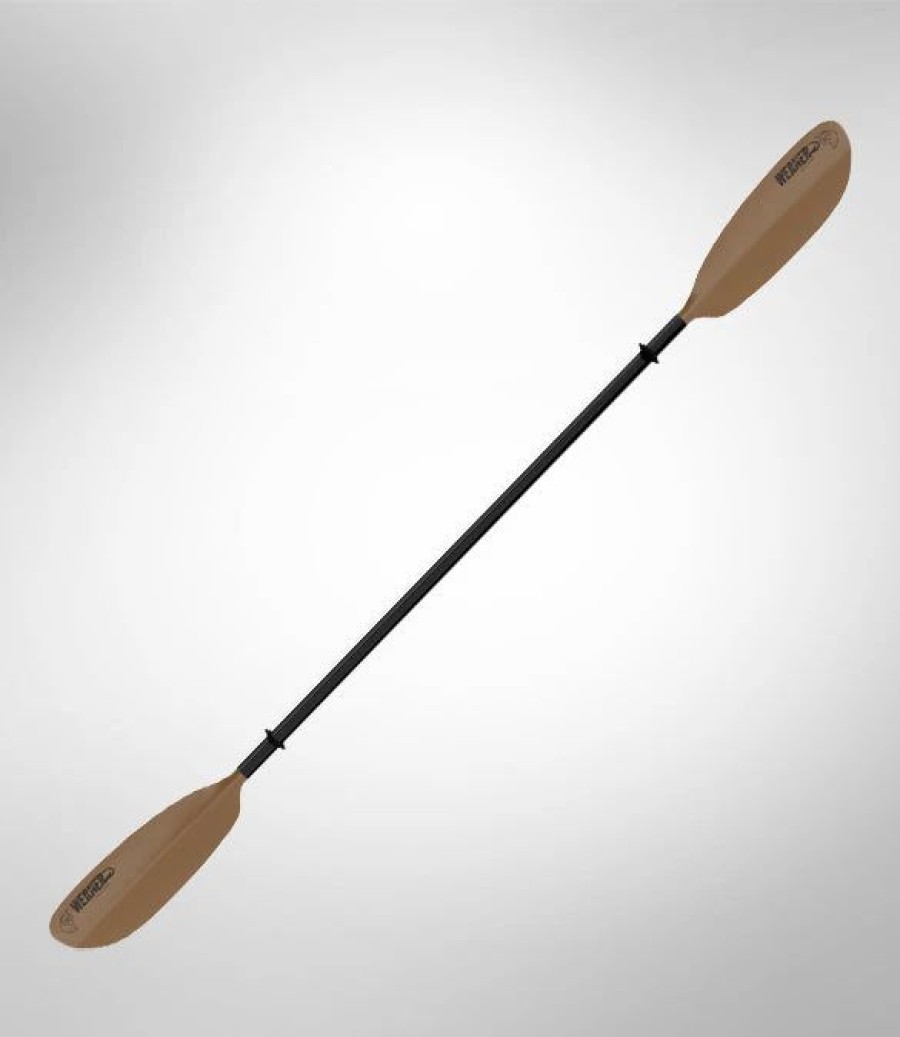 Sup & Kayak * | Werner Paddles Skagit Hooked 2-Piece Adjustable Straight Shaft Paddle Brown