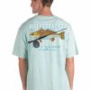 T-Shirts * | Simply Southern Point Fish T-Shirt For Men In Blue | Sc-Mn-Ss-Point Haze