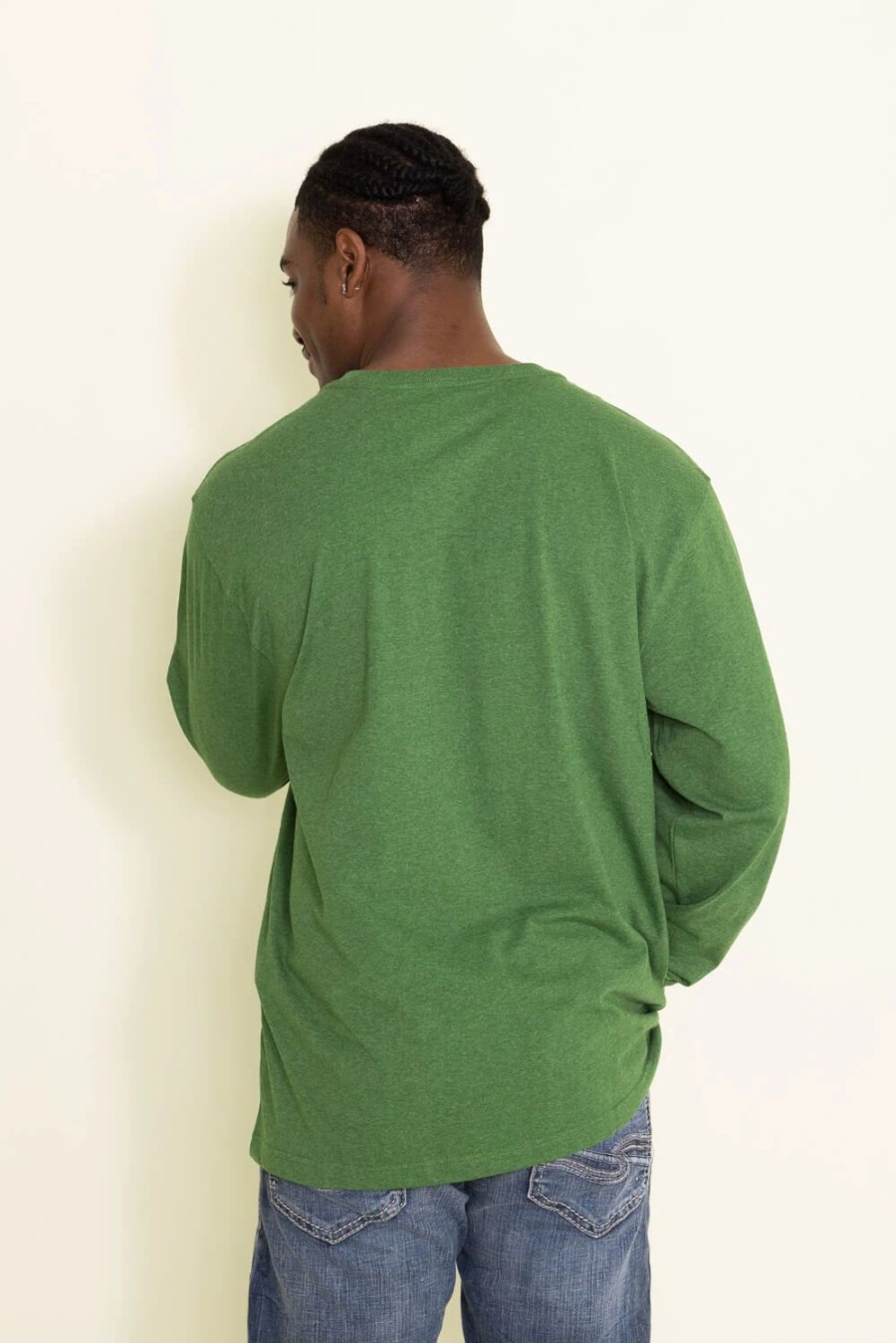 T-Shirts * | Carhartt Loose Fit Pocket Long Sleeve Tee For Men In | K126-L01 Green