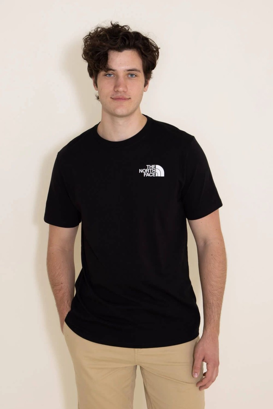 T-Shirts * | The North Face Box Nse T-Shirt For Men In Black Ombre | Nf0A812H-A68 Tnf Black/Ombre